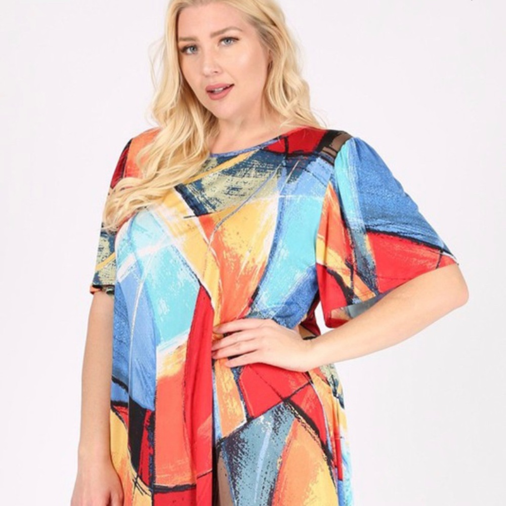 Maxi mini dress